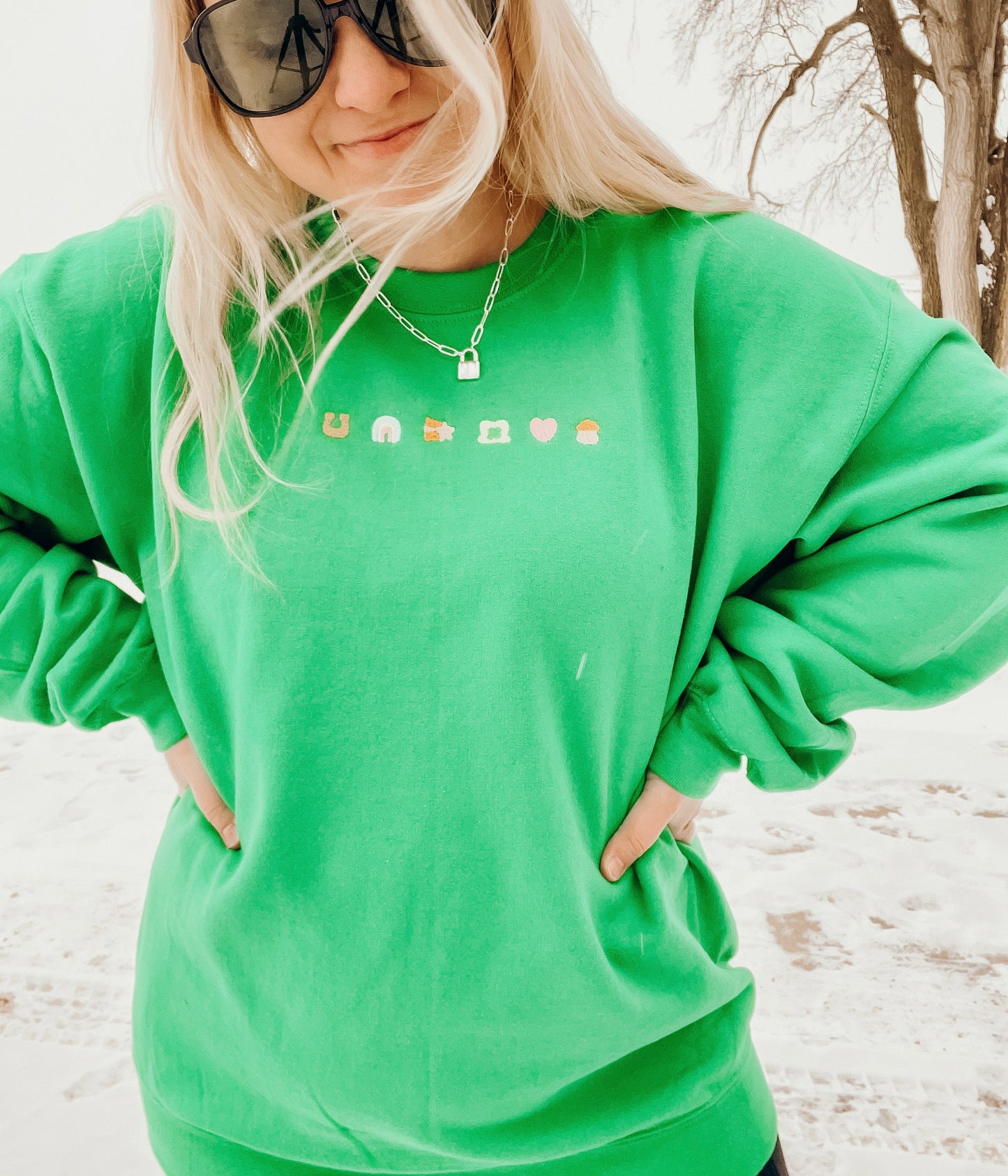 lucky charm crewneck