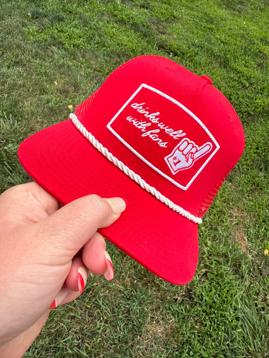 drinks well with fans trucker