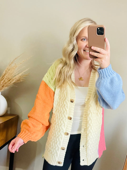 Colorful Cardi