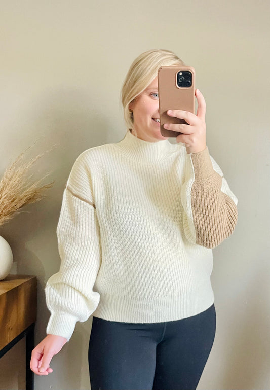 Two Toned Sweater